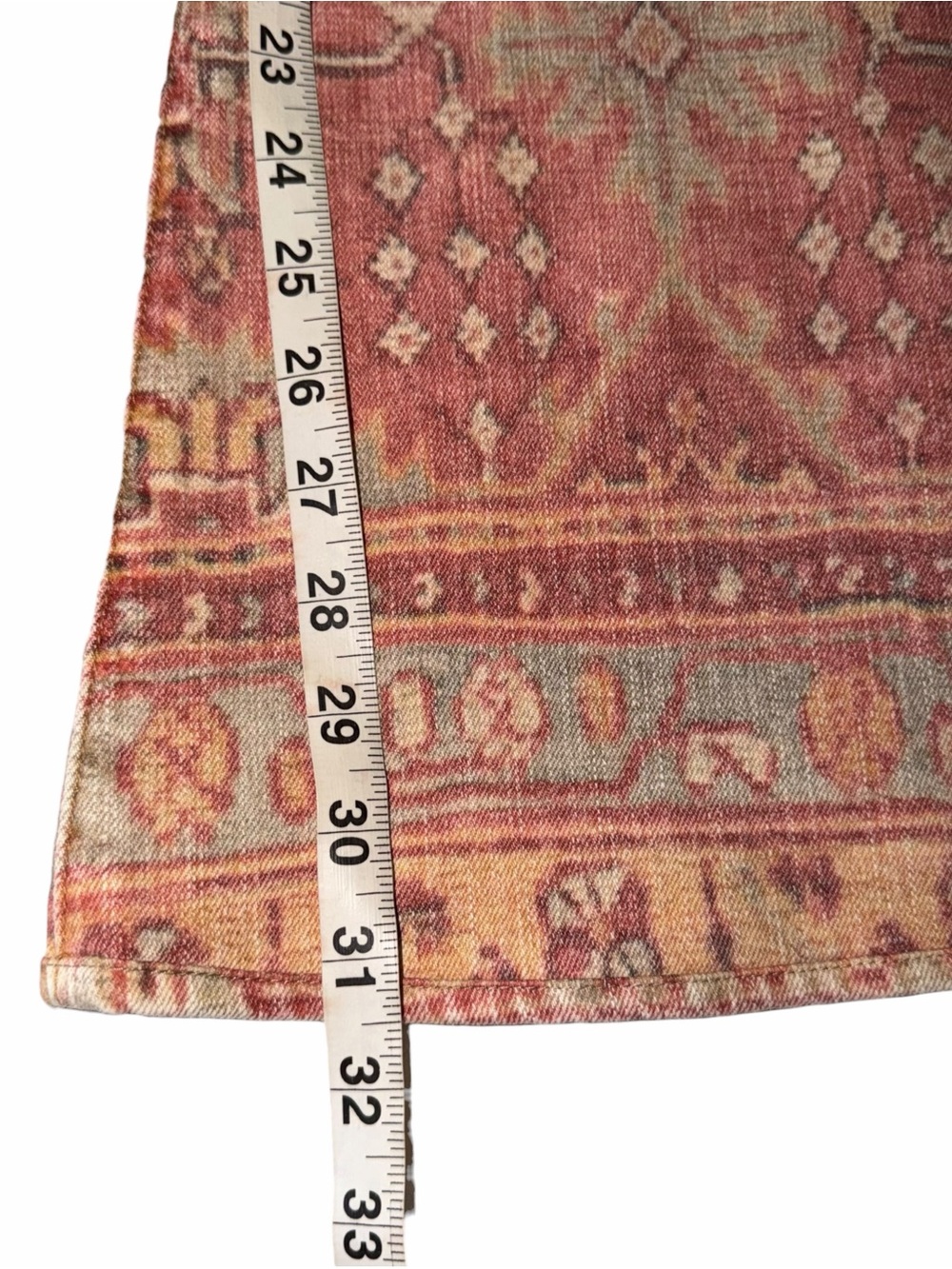 Mother Super Cruiser Rug Burn Size 26 Flare Jeans Boho - Picture 14 of 16